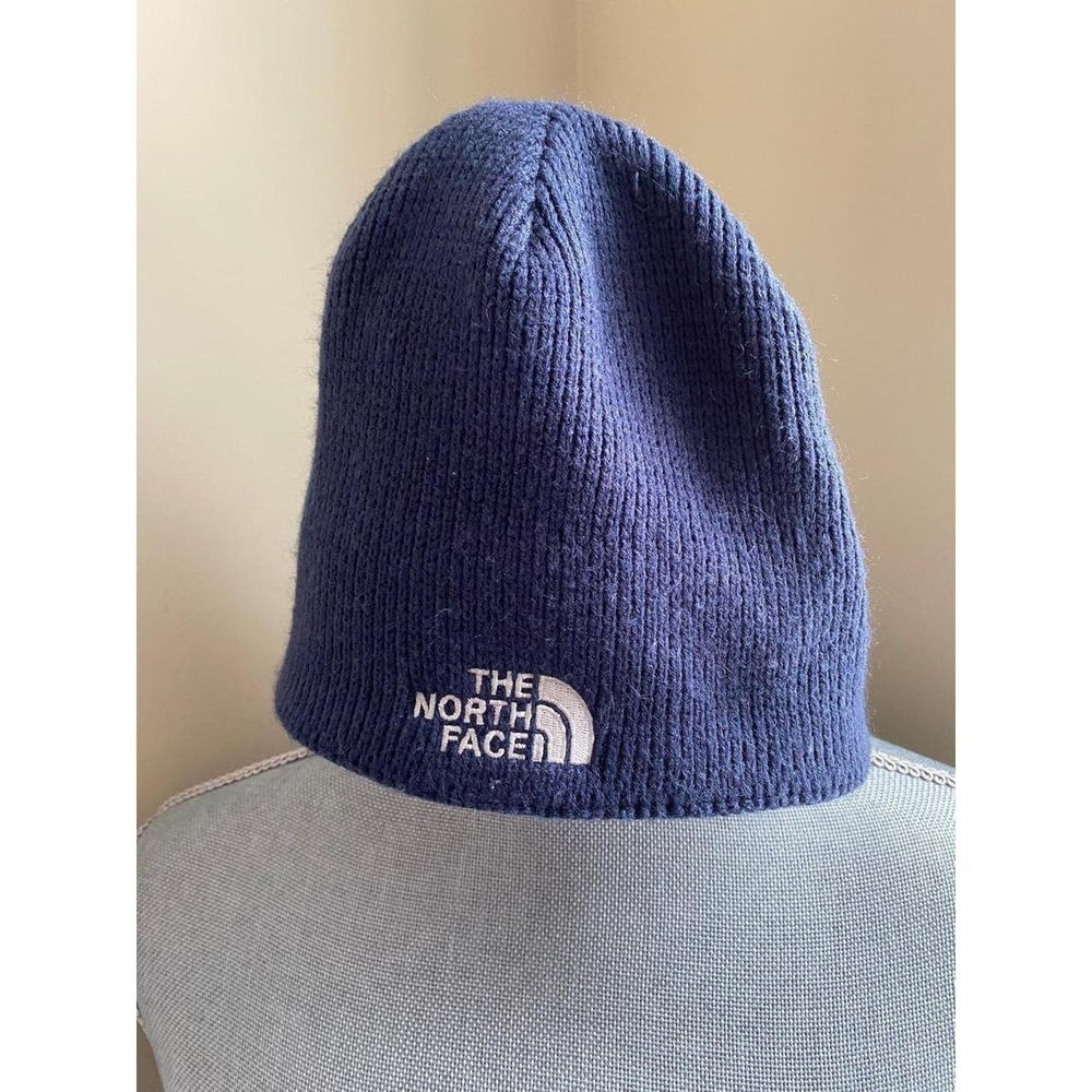 The North Face Beanie Hat Winter OSFM Navy Outerwear s1
